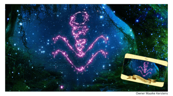 Healing met Aartsengel Rafaël met het symbool van de ‘Violette Spiraal’, het Symbool van Rust