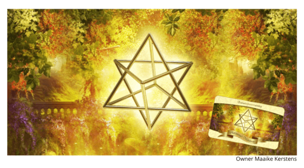 Healing van Aartsengel Metatron met het  'Merkaba' symbool