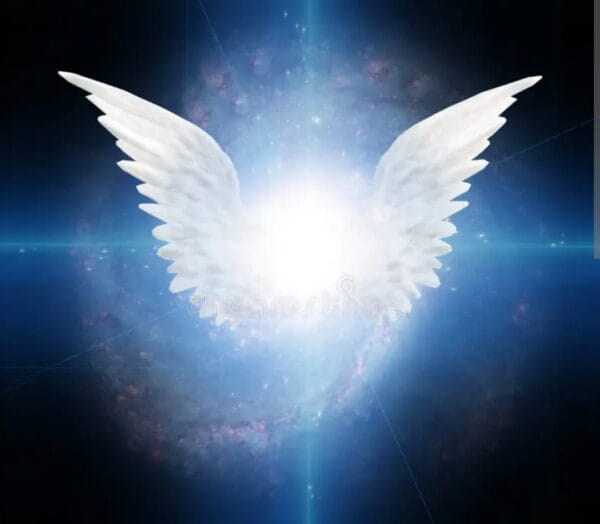 Legging van een kleine beschermkring met Engelenkaarten