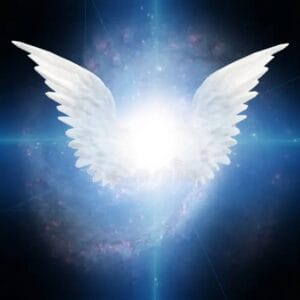 Legging van een grote beschermkring met Engelenkaarten